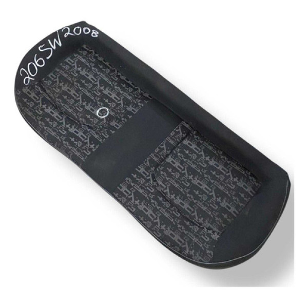 Assento Banco Traseiro Peugeot 206 Sw 2008 A 2010 Detalhe Prateado