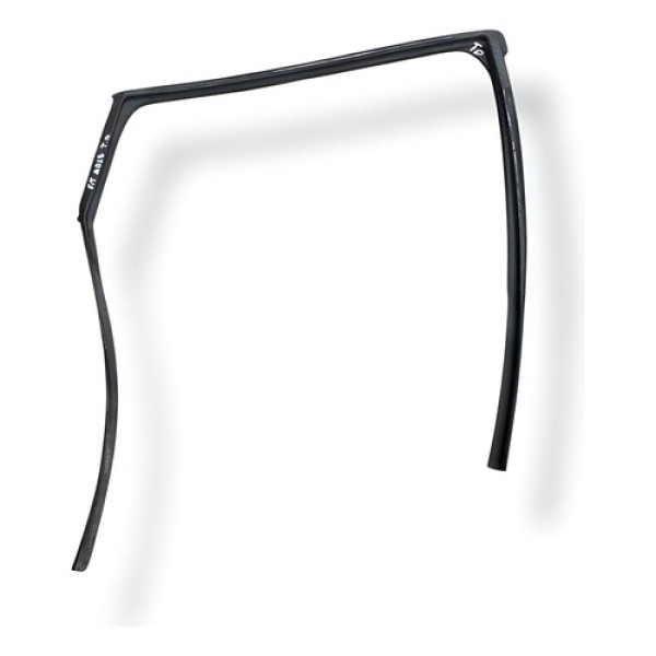 Borracha Canaleta Vidro Traseira Direita Honda Fit 2015 2016 Preto