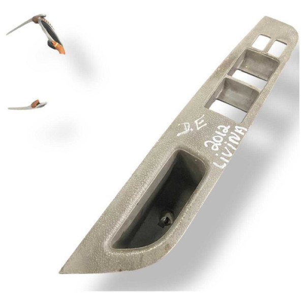 Moldura Botão Vidro Dianteiro Esq Livina 2010 80961az60b