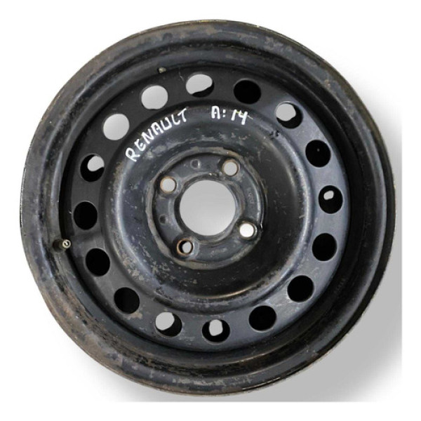 Roda Avulsa Aro 14 Renault Preto