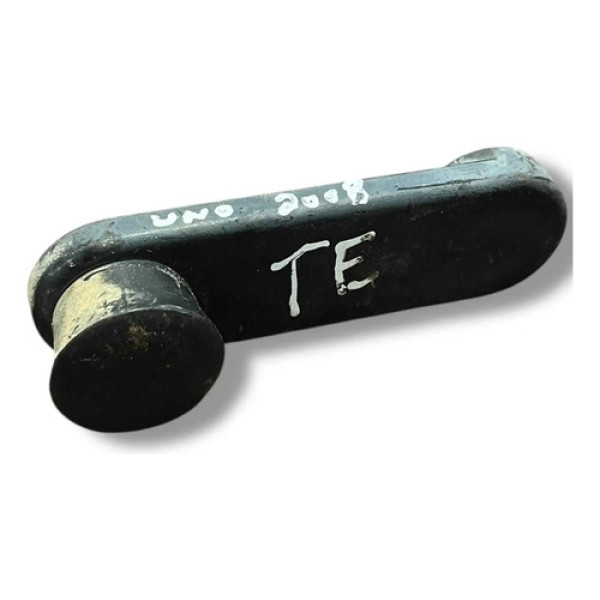 Manivela Vidro Traseiro Esquerdo Fiat Uno Mille 2005 2006 Preto