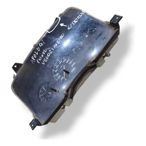 Painel Instrumento Vw Apollo 1991 A 1994 Detalhes 86ab10841d Preto