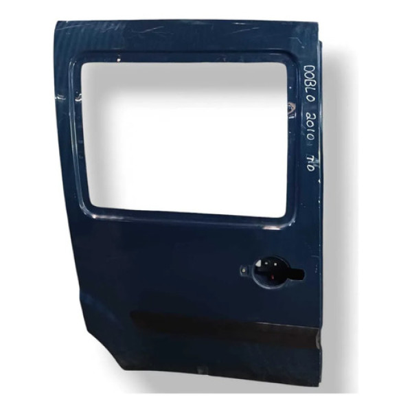 Porta Traseira Direita Correr Fiat Doblo 2003 2004 A 2015 Traseira Direita Azul