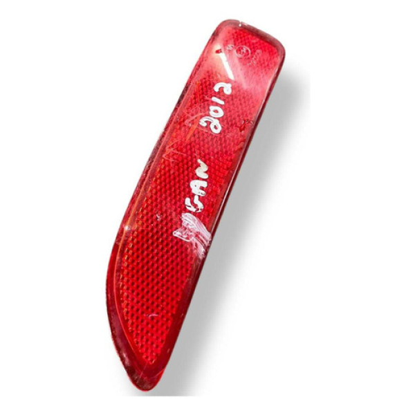 Refletor Parachoque Traseiro Esquerdo Logan 2012 8200751779 Vermelho