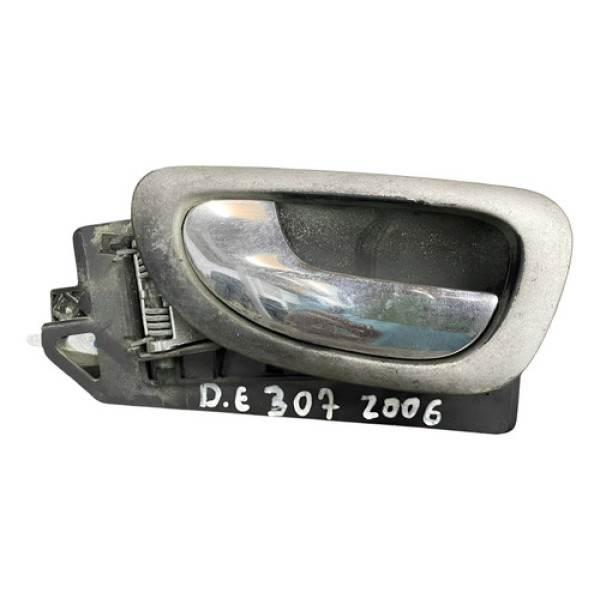 Maçaneta Interna Diant Esquerda Peugeot 307 2006 9643604577 Dianteira