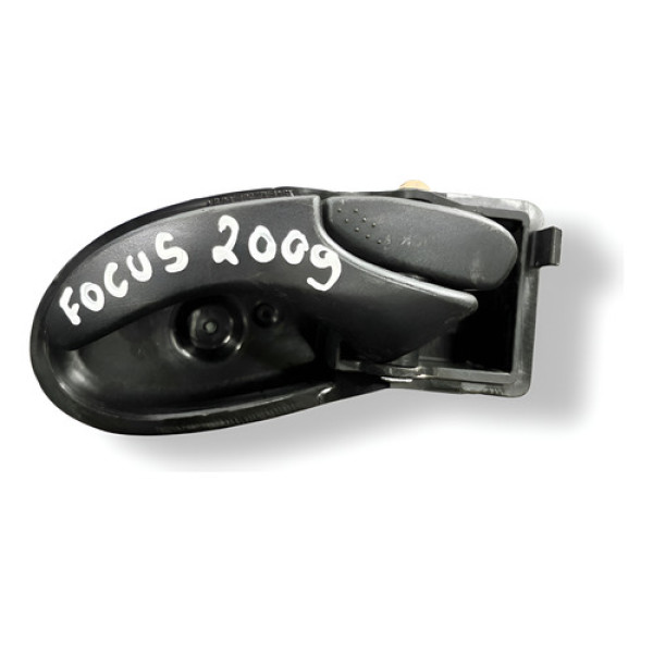 Maçaneta Interna Tras Esquerda Ford Focus 2001 Xs41a22601ak Preto Traseira