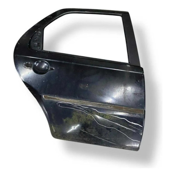 Porta Traseira Direita Fiat  Siena 2010 2011 2012 2013 Traseira Direita Preto