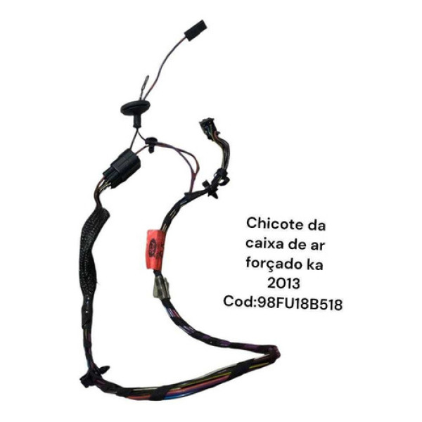Chicote Caixa Ar Forçado Ford Ka Fiesta 1.0 2013 98fu18b518