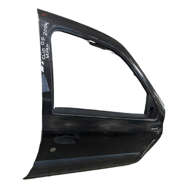 Porta Dianteira Direita Renault Clio Sedan 2004 Com Detalhe Dianteira Direita Água