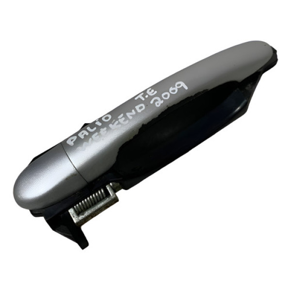 Maçaneta Externa Traseira Esquerda Palio Weekend  Preta Traseira