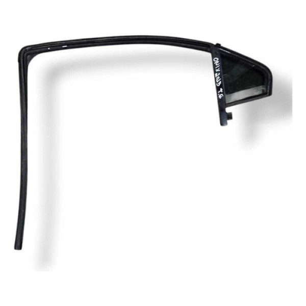 Borracha Canaleta Traseira Esquerda Chevrolet Onix 2014 2015 Preto