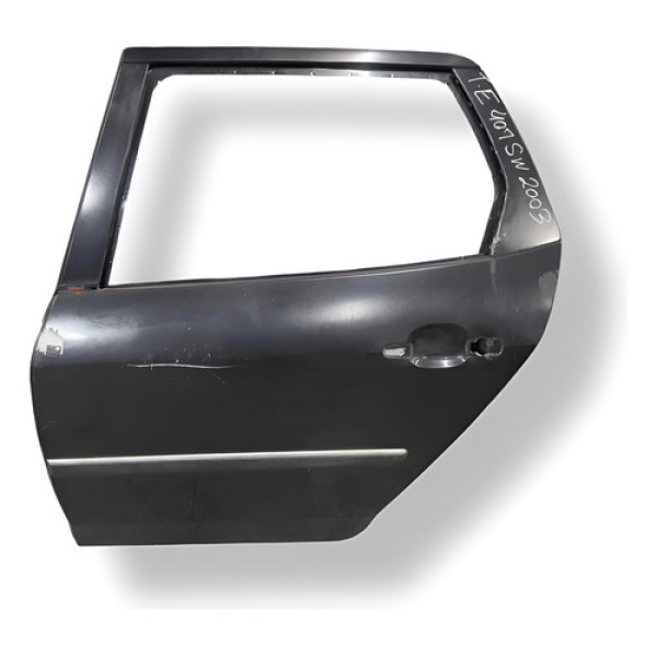  Porta Traseira Esquerda Peugeot 407 Sw 2005 2006 2007 2008  - Traseira - Esquerda - Preto