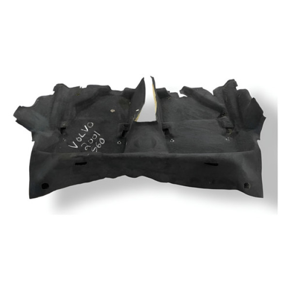 Carpete Porta Malas Volvo S60 2001 2002 2003 39977614 Preta