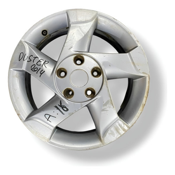 Roda Avulsa Aro 16 Renault Duster 2014 2015 2016 2017 Prateado