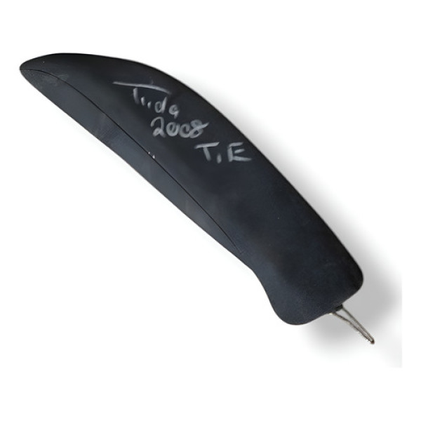 Acabamento Lateral Banco Tras Esquerdo Nissan Tiida 2008 Preto