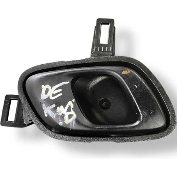 Maçaneta Interna Dianteira Esquerda Renault Kwid 2019 2020 Branco Traseira