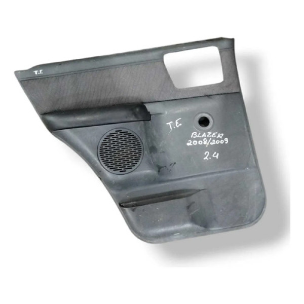 Forro Porta Traseira Esquerda Chevrolet Blazer 2.4 2008/2009 Preto