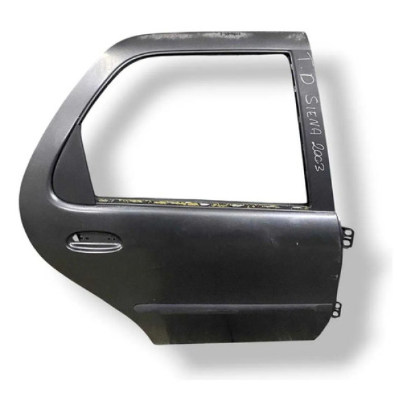 Porta Traseira Direita Fiat Siena 2003 2004 2005 2006 2007 Traseira Direita Cinza-escuro