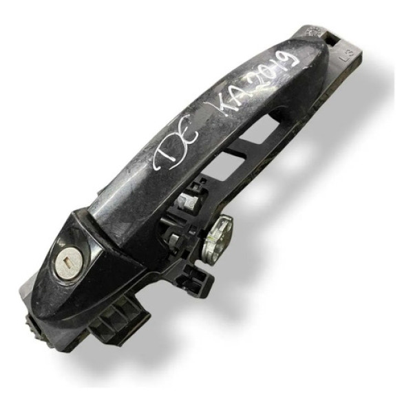 Maçaneta Externa Dianteira Esquerda Ford Ka 2019 - Dn15a224 Preto Dianteira