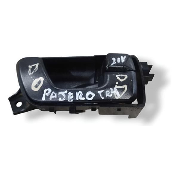 Maçaneta Interna Diant Direita Pajero Tr4 2011 Mr393472 - Preto - Dianteira