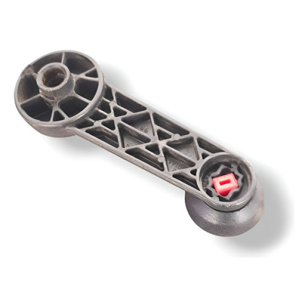 Manivela Vidro Traseiro Direito Ford Fiesta 2000 2001 A23342 Cinza