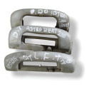 Kit  Alça Teto Chevrolet Astra 2000 2001 2002 2003 2004  Cinza