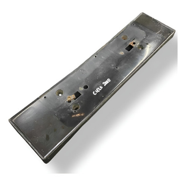 Acabamento Suporte Da Placa Chery Cielo 2010 112803037 Preto