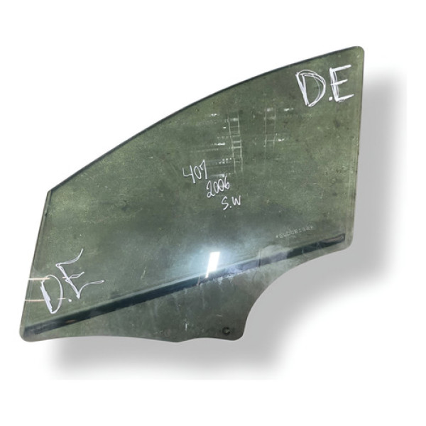 Vidro Porta Dianteira Esquerda Peugeot 407 Sw 2006 2007 