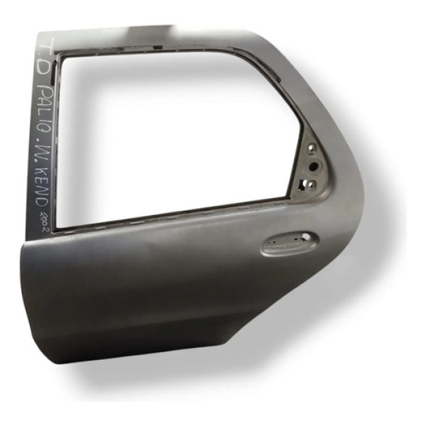 Porta Traseira Esquerda Fiat Siena Palio Weekend 1.6 2001 Traseira Esquerda Cinza