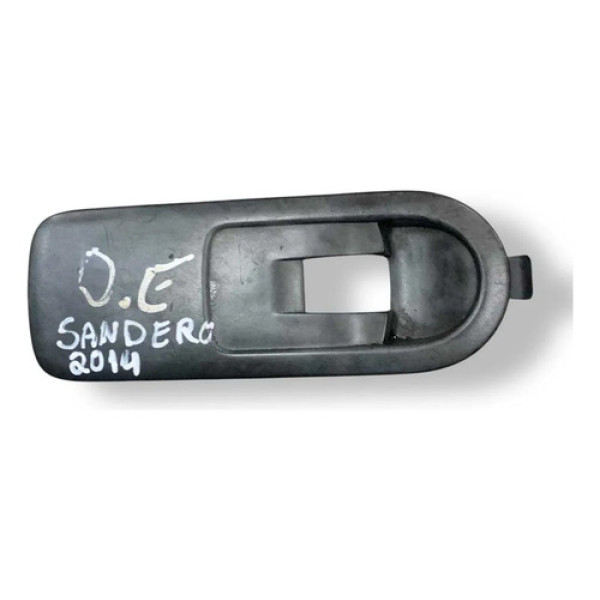 Moldura Vidro Diant Direito Renault Sandero 2014 809608021r Preto Dianteira