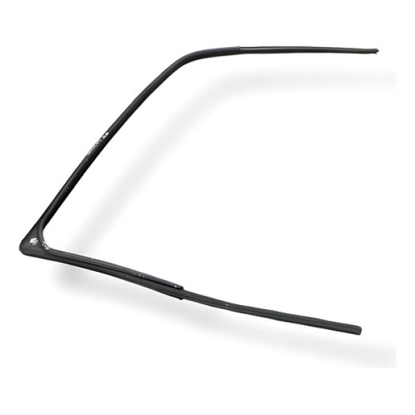 Caneleta De Vidro Dianteira Esquerda Renault Sandero 2014 Vermelho