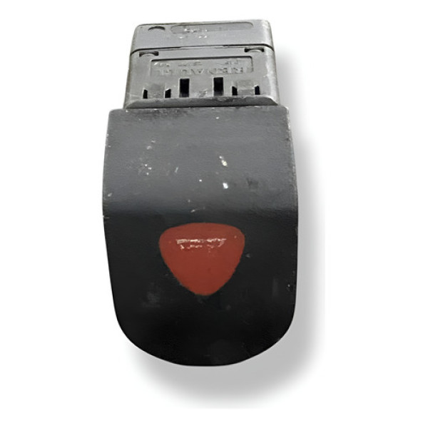 Botão Pisca Alerta Renault Kangoo 2003 2004 2005 2006 25177 Prateado