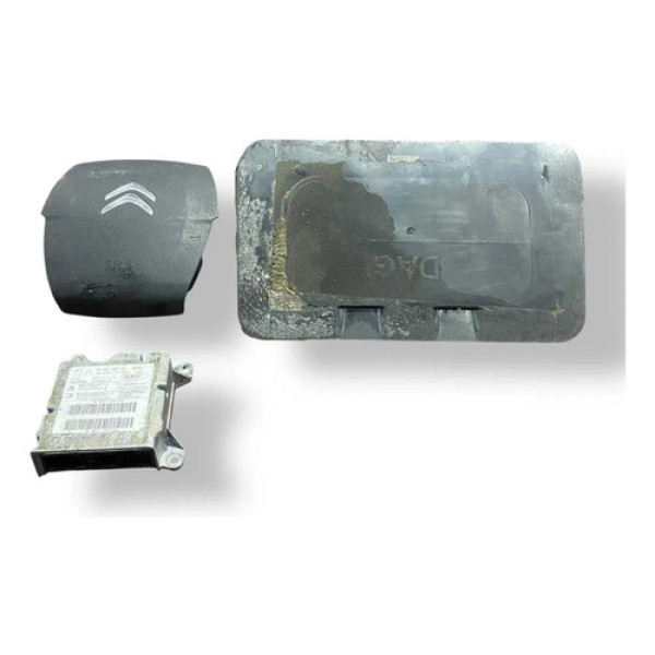 Kit Air Bag Citroen C4 2012 2013 2014 2015 2016 2017/detalhe Preto