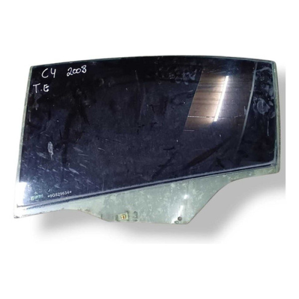 Vidro Porta Traseira Esquerda Citroen C4 2007 2008 2009 2010