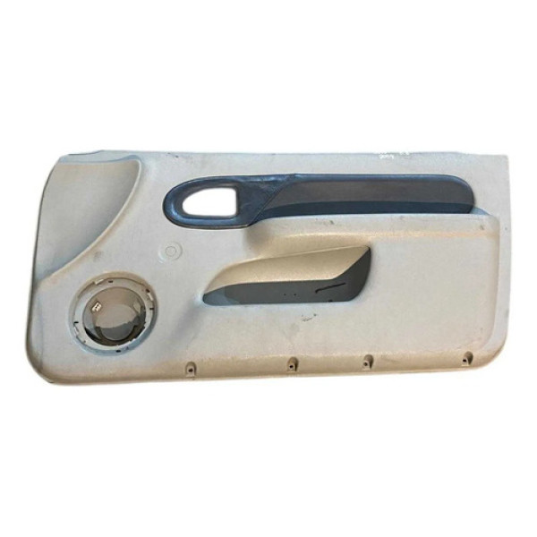 Forro De Porta Diant Direito Renault Clio 1.6 2004 4865013 Bege Com Detalhes Pretos