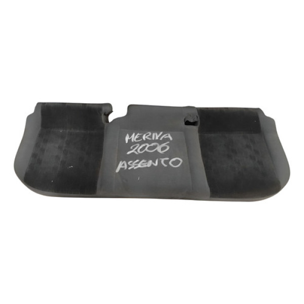  Assento Banco Traseiro Chevrolet Meriva 2007 2008 Detalhe  Prateado