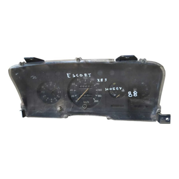 Painel Instrumento Ford Escort Hobby 1988 A 1994 Preto