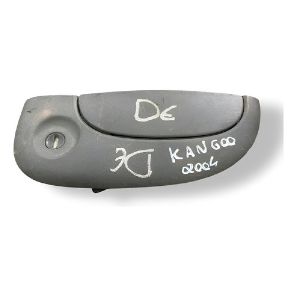 Maçaneta Externa Dianteira Esquerda Renault Kangoo 2004 2005 Preto Dianteira