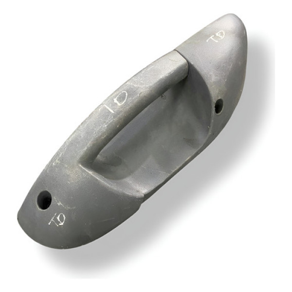 Puxador Porta Traseira Direita Palio Weekend Avaria 73533378 Prateado