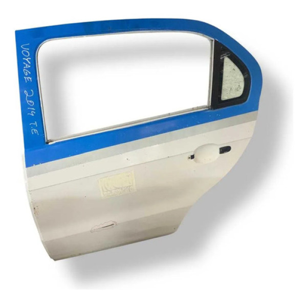 Porta Traseira Esquerda  Volkswagen Voyage 2014 2015 Detalhe Traseira Esquerda Branco