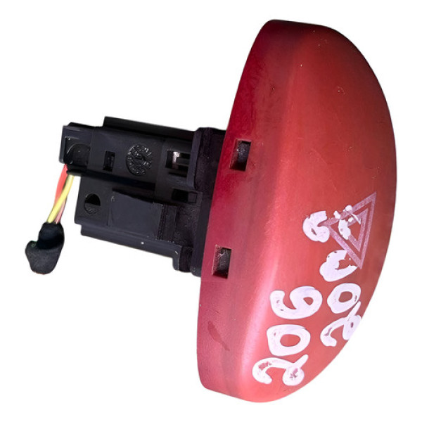 Botão Pisca Alerta Peugeot 206 2002 2003 2004 2005 2006 Preto