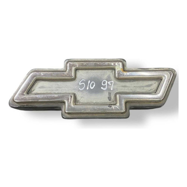 Emblema Grade Radiador Chevrolet S10 1996 1997 1998 93269118 Preto