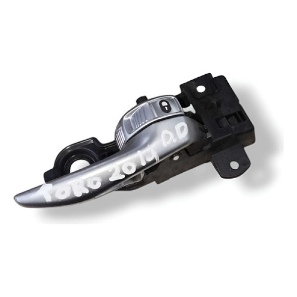 Maçaneta Interna Dianteir Direita Fiat Toro 2016 2021 C390rh Prateado Dianteira