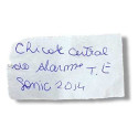Chicote Alarme Porta Traseira Esquerda Sonic 2014 2015 2016 