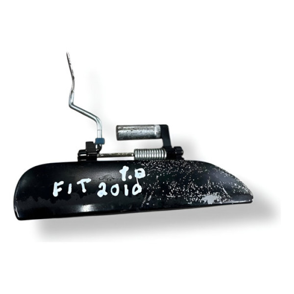Maçaneta Externa Traseira Direita Honda Fit 2010 2011 2012   Preto Traseira
