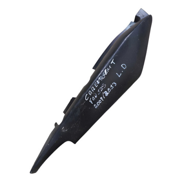 Carenagem Traseira Direita Honda Fan 125 2009 A 2013 Preto