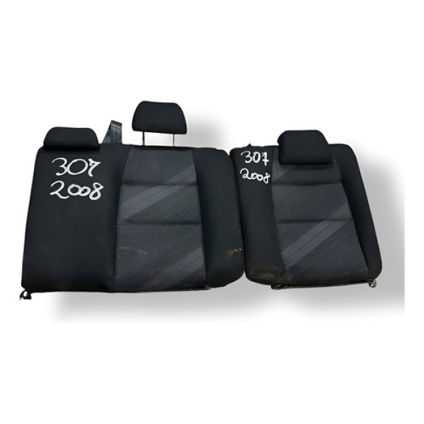 Encosto Banco Traseiro Peugeot 307 2008 2009 2010 2011 Prateado