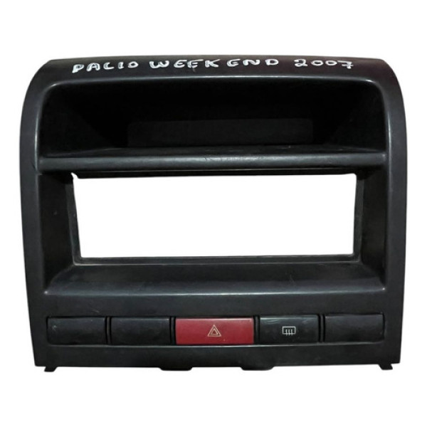 Moldura Painel Central C/botões Fiat Palio Weekend Ano 2007