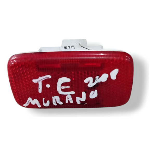 Luz Placa Traseira Esquerda Nissan Murano 3.5 V6  2008 2009 Vermelho