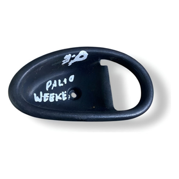 Moldura Maçaneta Interna Diant Esquerda Palio Weekend 2000  Preto Dianteira